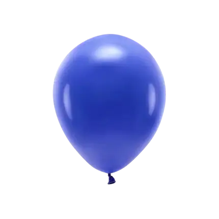 Lot de 10 Ballons de Baudruche Biodégradable Bleus Marine