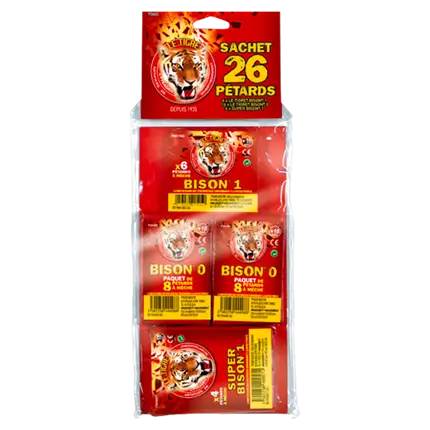 LE TIGRE® sachet de 26 pétards