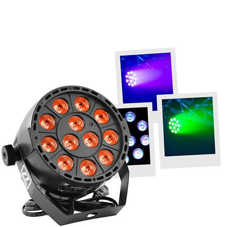 PAR À LED 12x3W RBG - PARTY PAR 1 2 3  - BOOMTONE DJ