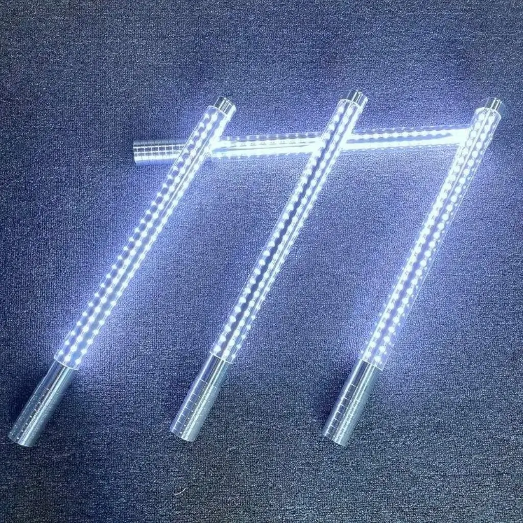 BATON XXL LED BOUTEILLE V.I.P ARGENT - 60x4cm