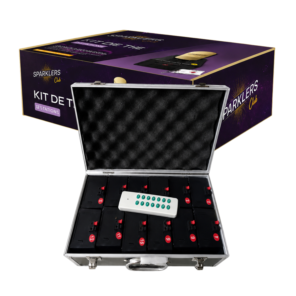 Kit de tir 12 stations pour jets de scène