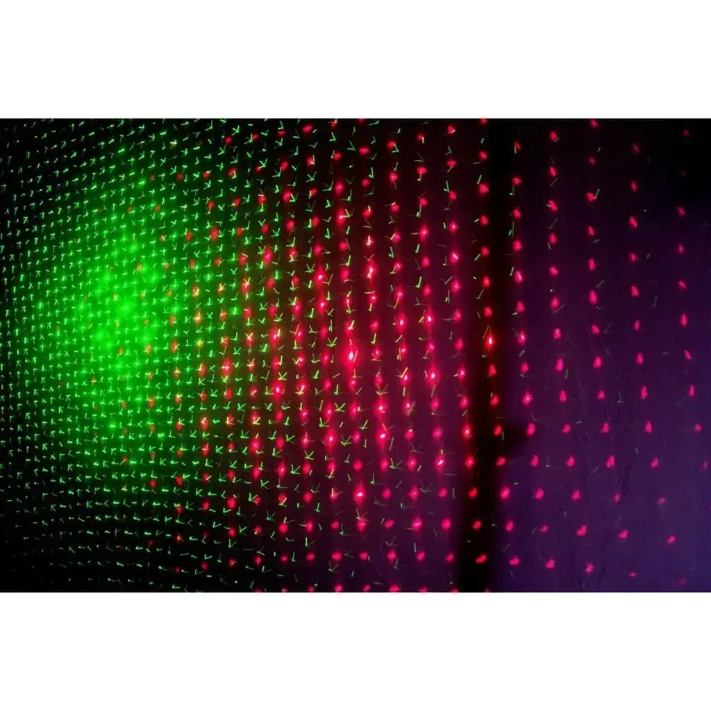 Support de lumière 2 PAR LED RGBW + 2 LASERS Rouge &amp; Vert