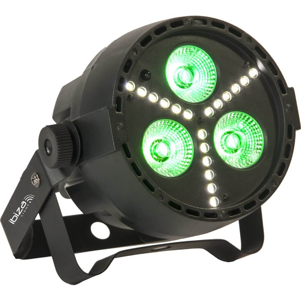 Projecteur PAR LED RGBW + Stroboscope - Ibiza Light