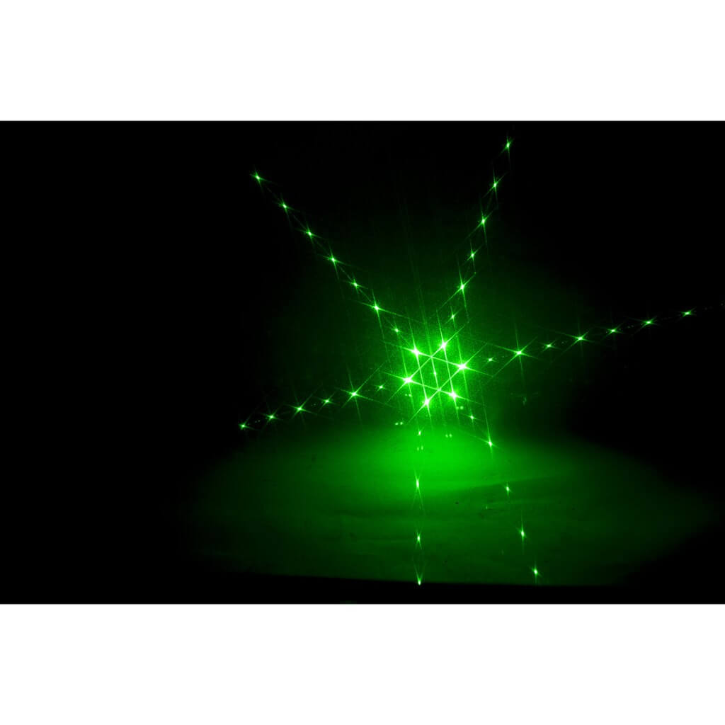 Effet Lumière Combiné 3-EN-1 Gobo, Wash/Strobo & Laser