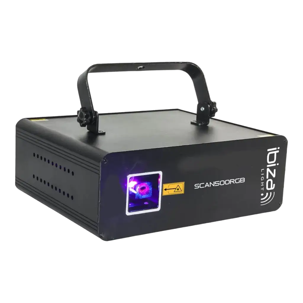 Laser SCAN500RGB avec DMX - 500mW