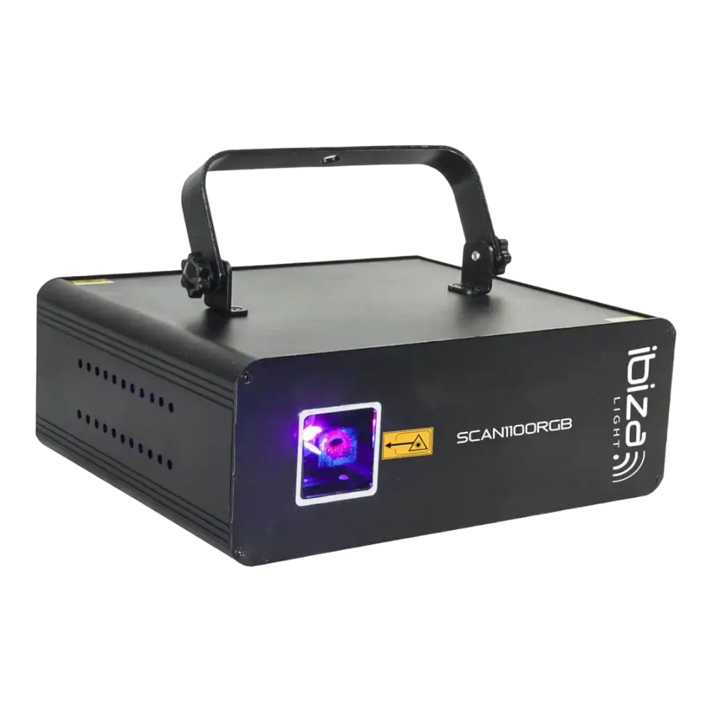 Laser SCAN1100RGB avec DMX - 1100mW
