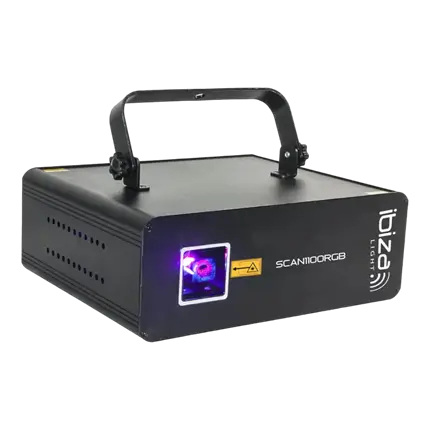 Laser SCAN1100RGB avec DMX - 1100mW