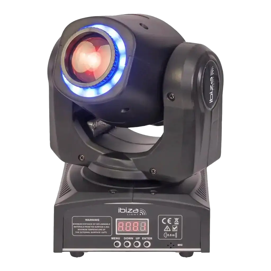 Lyre SPOT LED 30W + Anneau 12 LEDS RGB