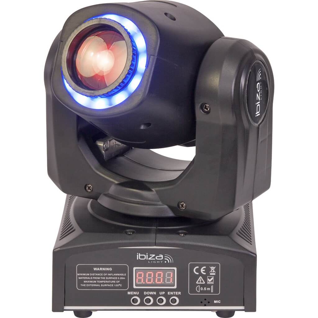 Lyre SPOT LED 30W + Anneau 12 LEDS RGB