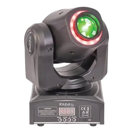 Lyre SPOT LED 30W + Anneau 12 LEDS RGB