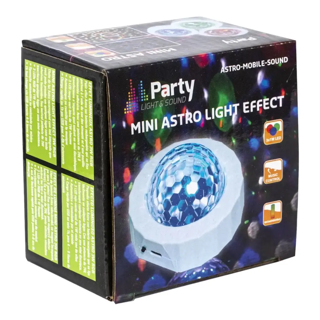 Effet lumineux ASTRO 3W RGB