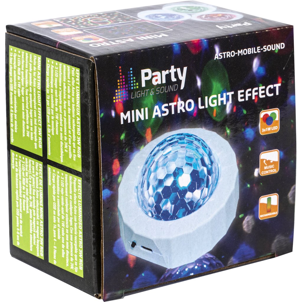 Effet lumineux ASTRO 3W RGB