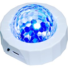 Jeux d'Éclairage pour le Soir, USB 360 ° Disco Boule Lumière Rotative DJ  7RGB Lumière pour Voiture, DJ, KTV, Festival, Noël, Noël 