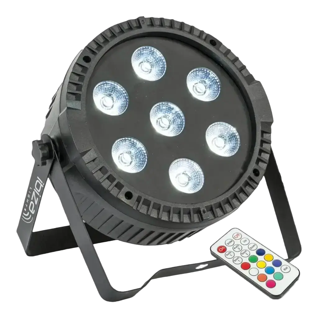 Projecteur THINPAR LED Extra plat 7x6W RGBW