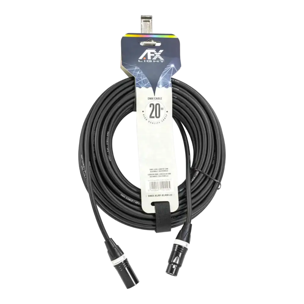 Câble DMX XLR Mâle/Femelle 20m