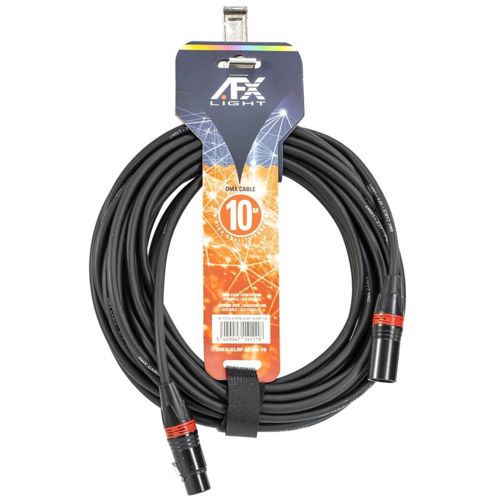 Câble DMX XLR Mâle/Femelle 10m