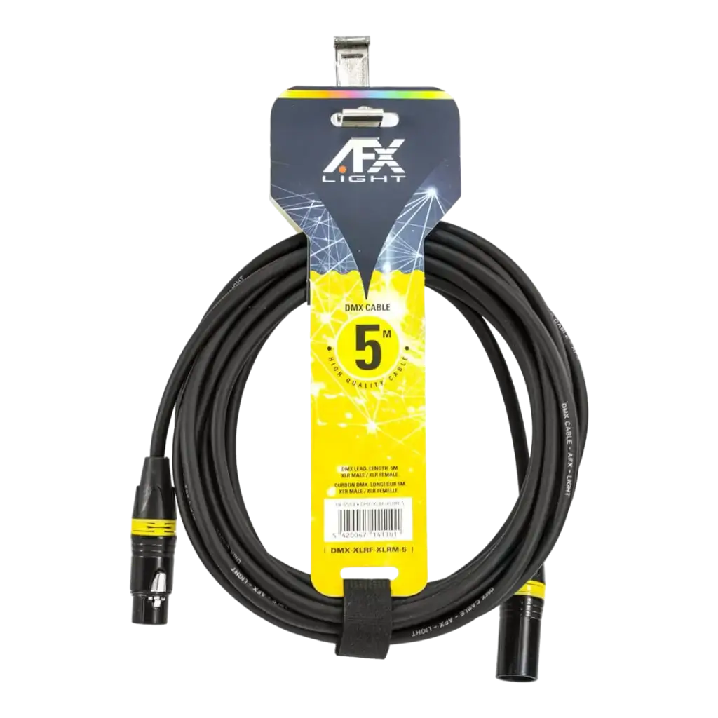 Câble DMX XLR Mâle/Femelle 5m