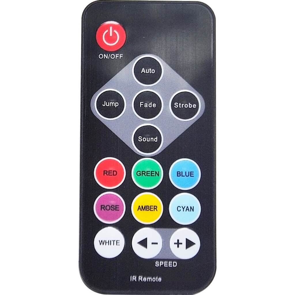 Support de Lumière 4 PAR à LED + télécommande