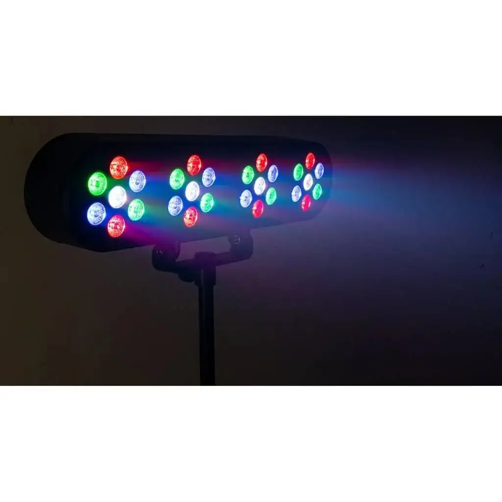 Support de Lumière 4 PAR à LED + télécommande