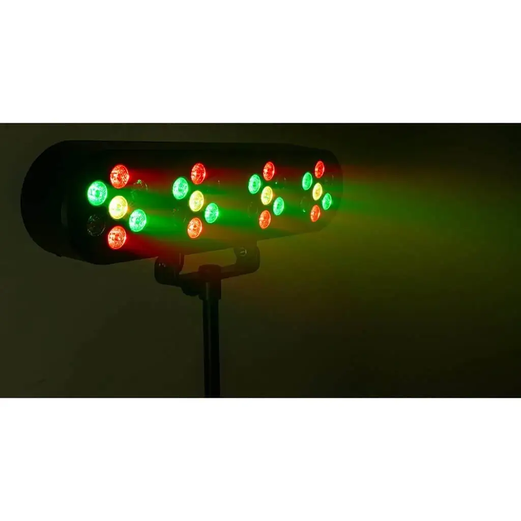 Support de Lumière 4 PAR à LED + télécommande