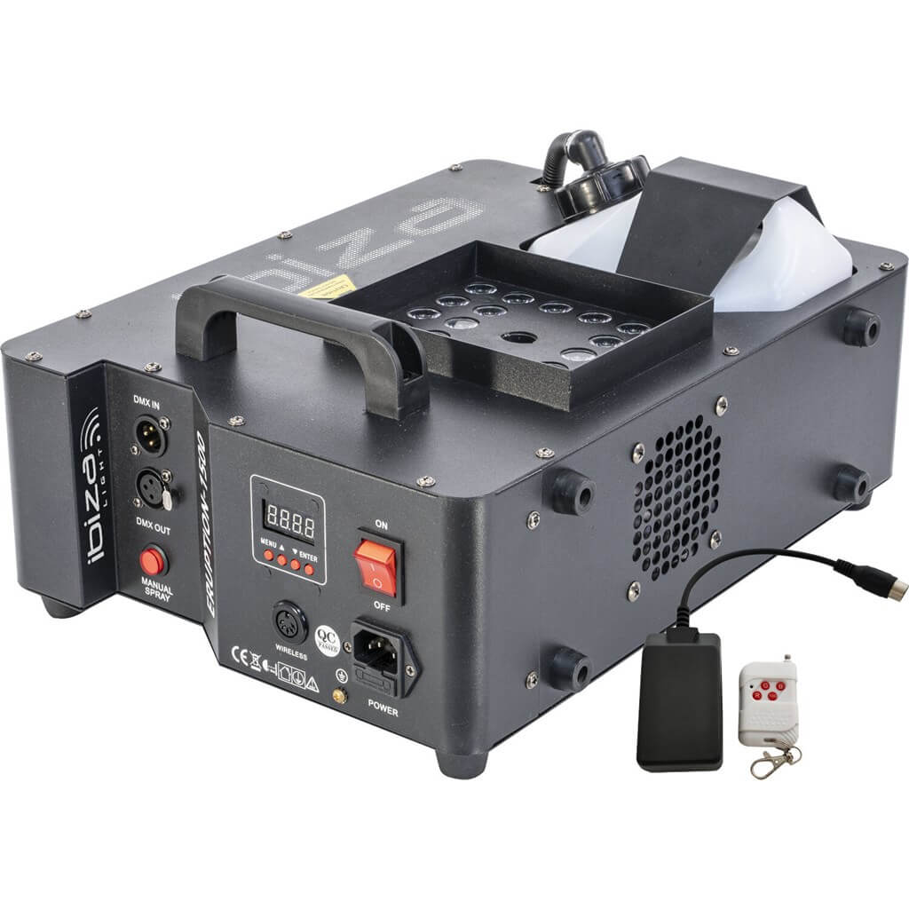 Machine à fumée ERUPTION 1500W LED RGB : Machines à fumée sur Sparklers ...