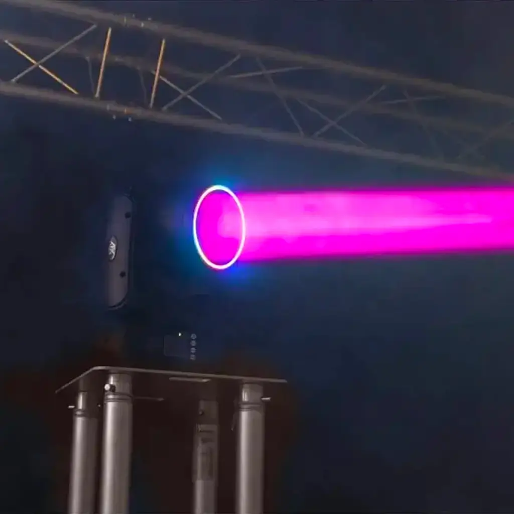 Lyre BEAM LED 100W - Double Prisme + Anneau 
