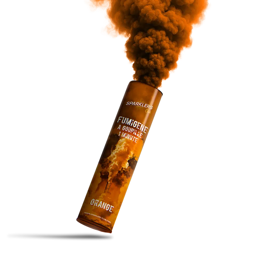 Fumigène à main Goupille 1 minute Orange