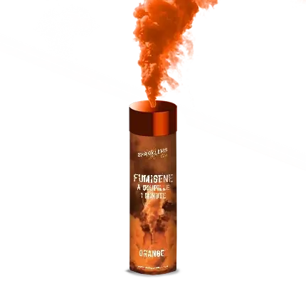 Fumigène à main Goupille 1 minute Orange