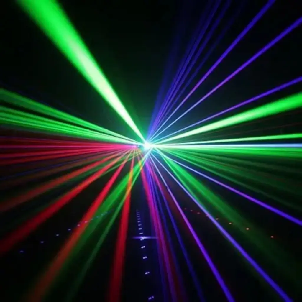 Laser Multipoint et Gobo BoomTone DJ - Six Eyes RGB