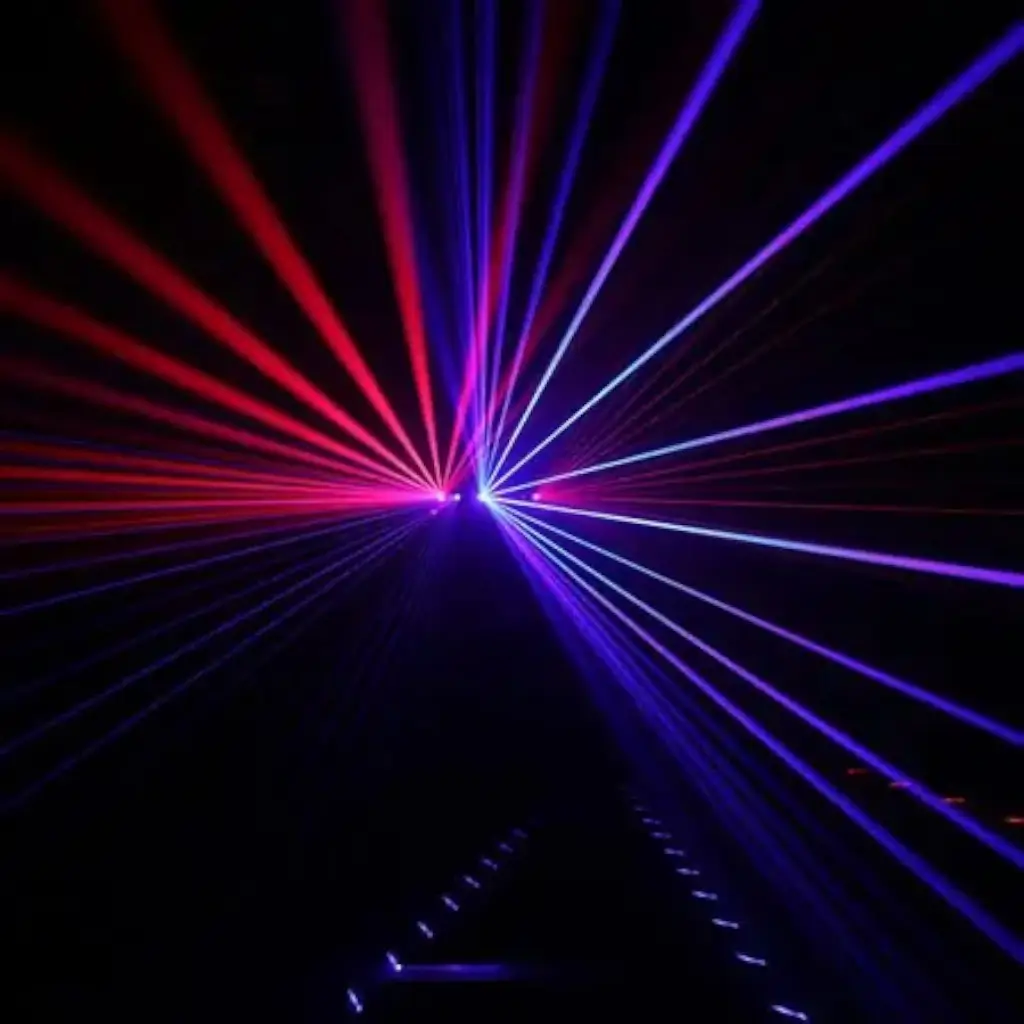 Laser Multipoint et Gobo BoomTone DJ - Six Eyes RGB