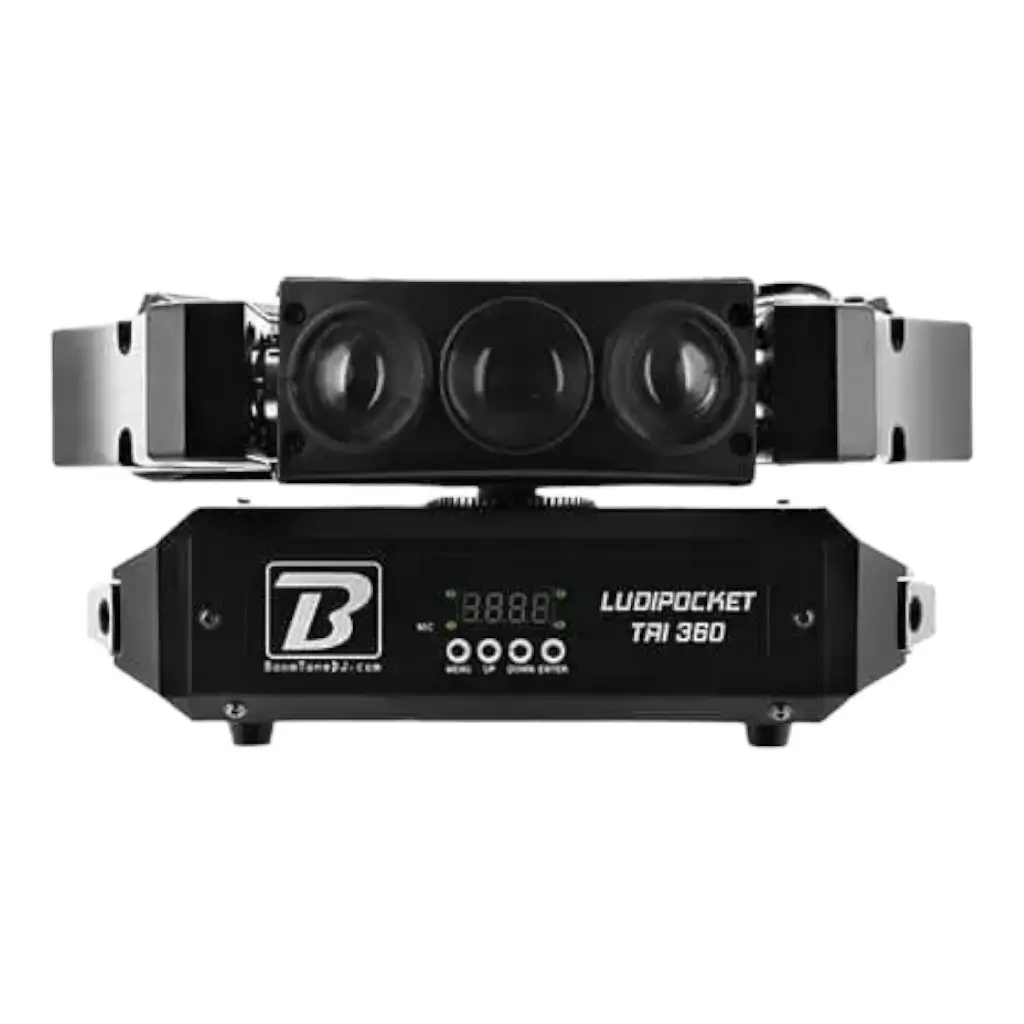 LUDIPOCKET TRI 360 Effets Beam 9x12W RGBW 4 en 1