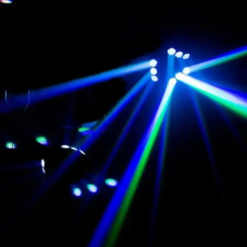 Pyramida-LZR Effet Beam RGB & Laser Multi Point 