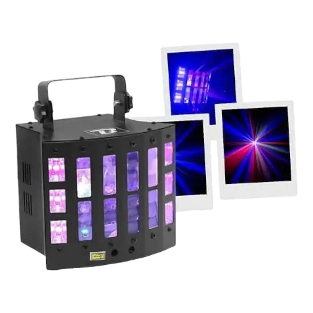 DerbyFX 4in1 Effet LED BoomTone DJ