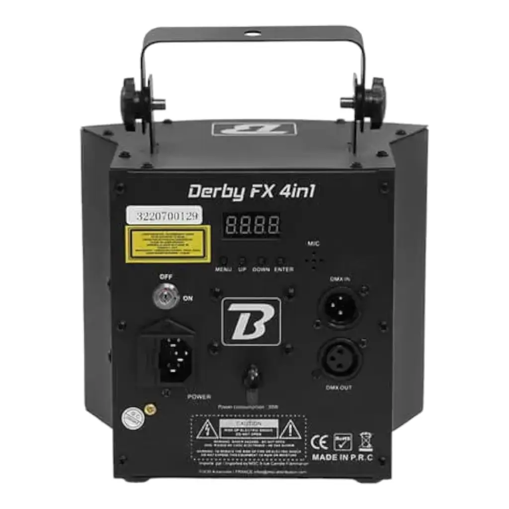 DerbyFX 4in1 Effet LED BoomTone DJ