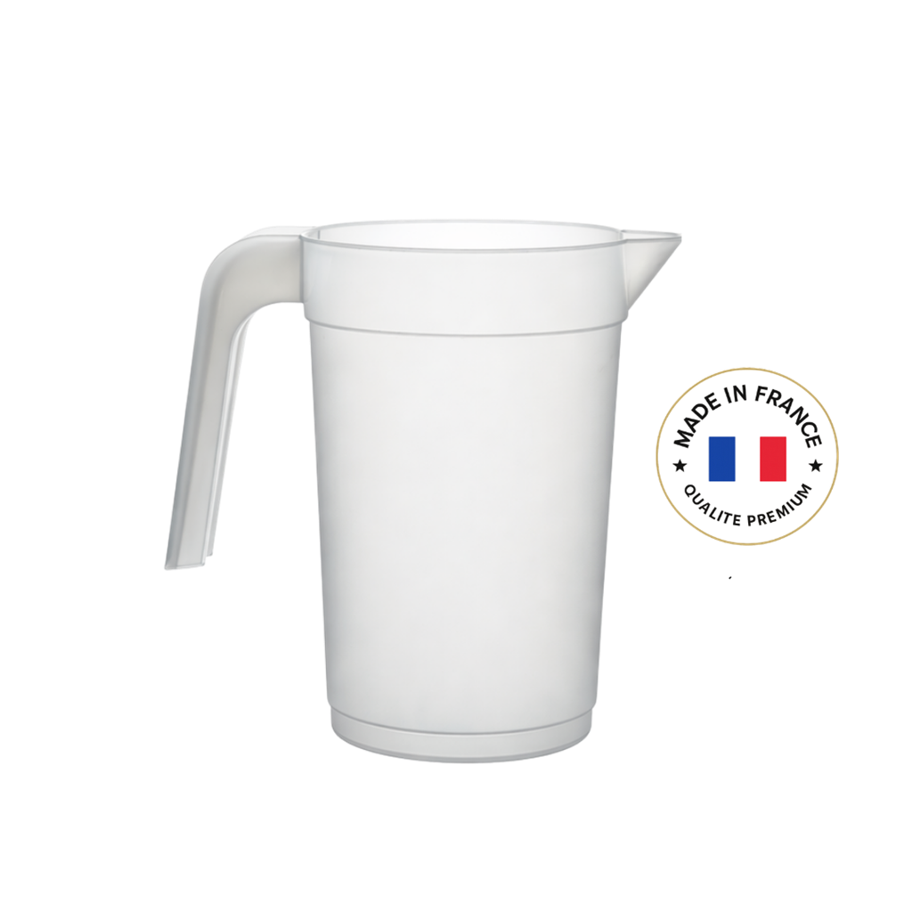 Pichet 1L Plastique Réutilisable
