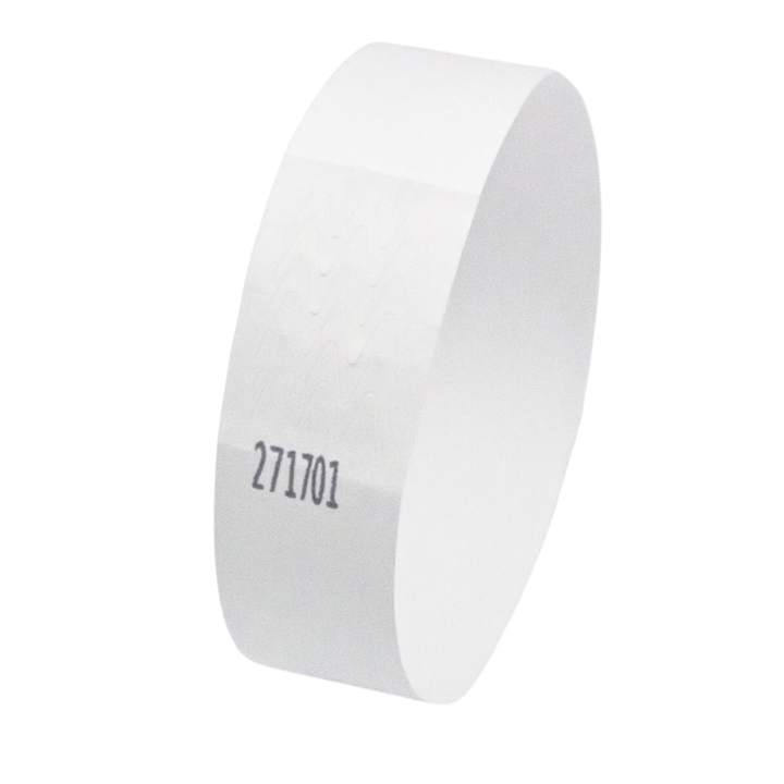Bracelet Tyvek® Blanc Papier Sans Marquage