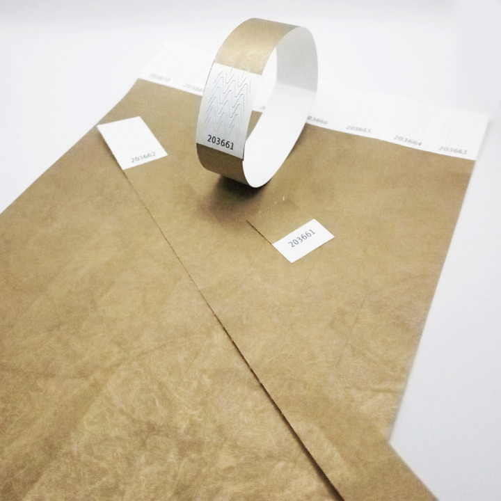 Bracelet Tyvek® Or Papier Sans Marquage