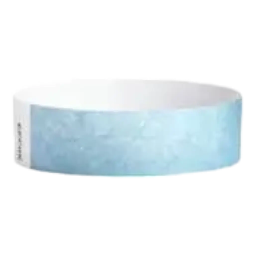 Bracelet Tyvek® Bleu Clair Papier Sans Marquage