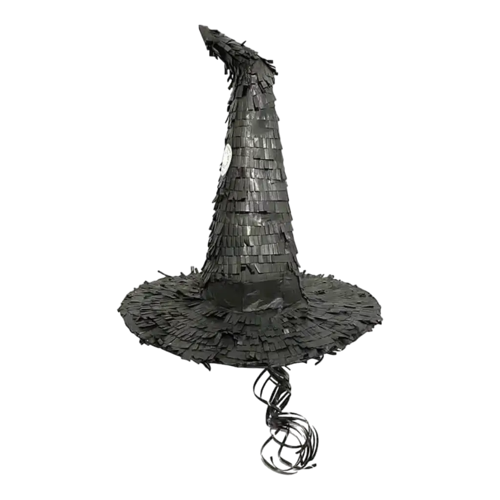 Pinata à Tirer Chapeau de Sorcière Noir