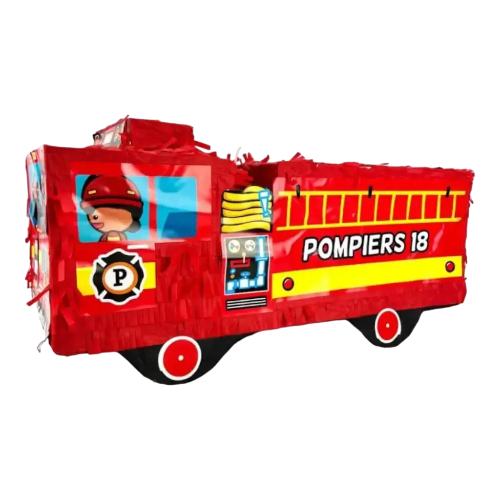 Pinata Camion de Pompiers pour Enfants