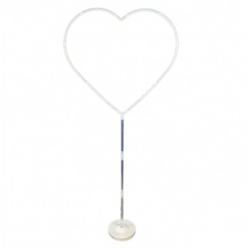 Support à Ballons Coeur sur Pied - 150 cm