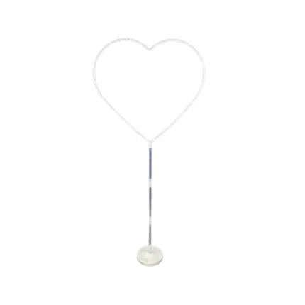 Support à Ballons Coeur sur Pied - 150 cm