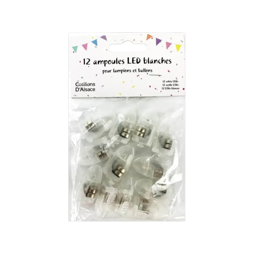 12 mini ampoules LED pour Lampions ou Ballons