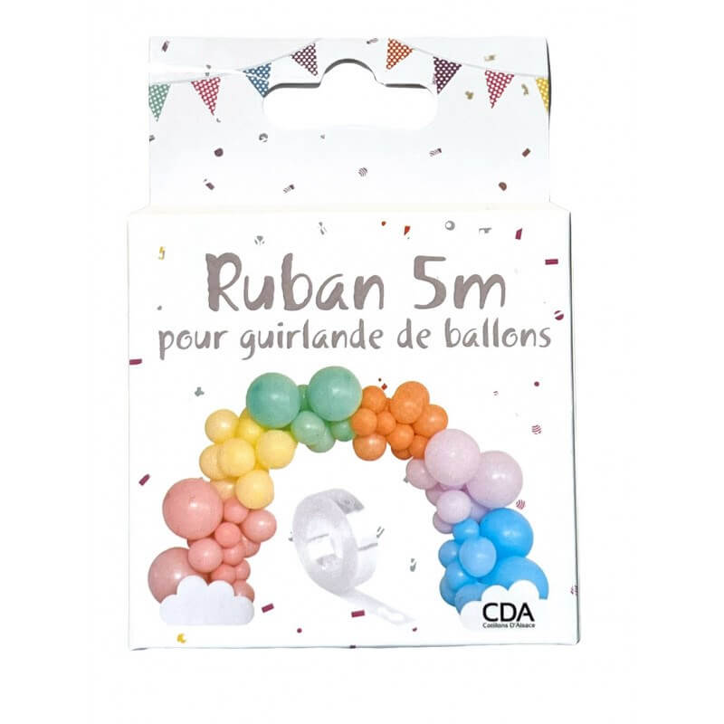 Ruban pour Guirlande de Ballons - 5 mètres