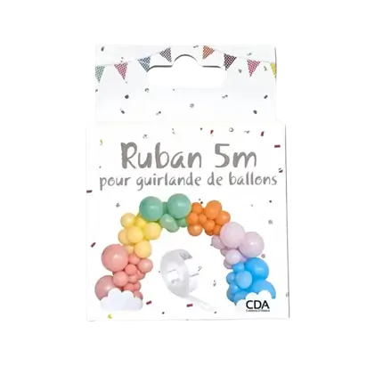 Ruban pour Guirlande de Ballons - 5 mètres