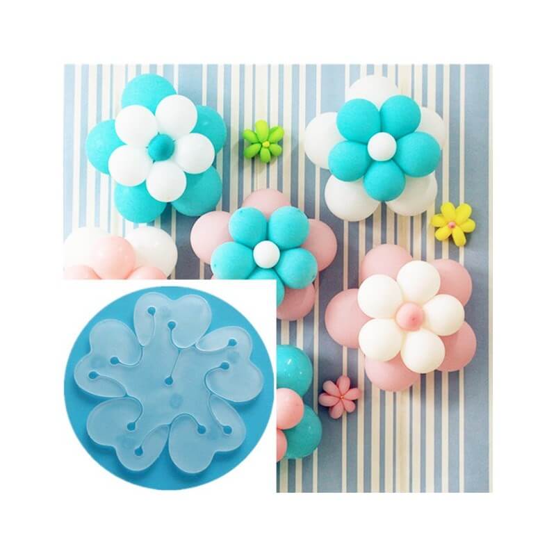 10 Supports à Ballon en forme de Fleur