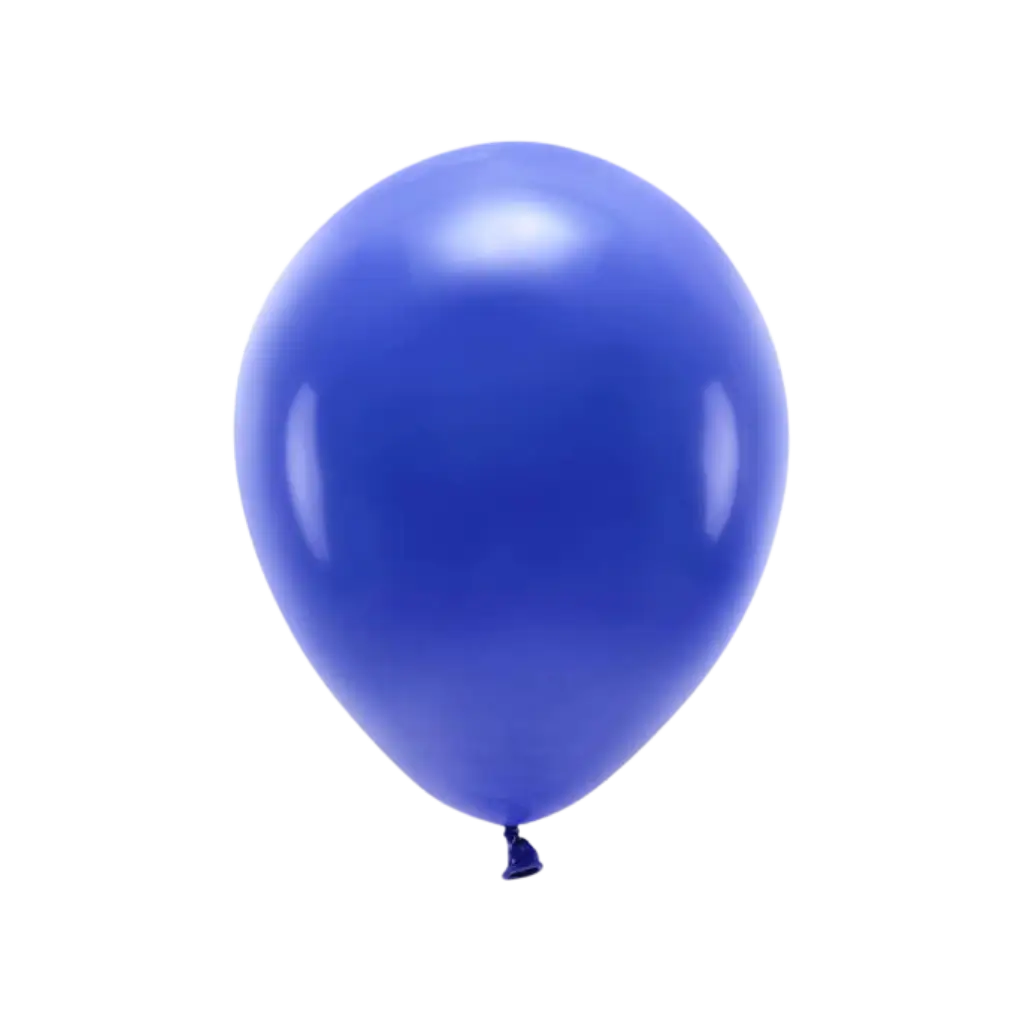 Lot de 100 Ballons de Baudruche Pastel 100% Bio Bleu Marine