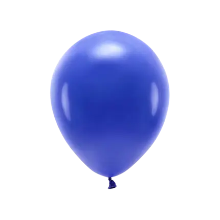 Lot de 100 Ballons de Baudruche Pastel 100% Bio Bleu Marine
