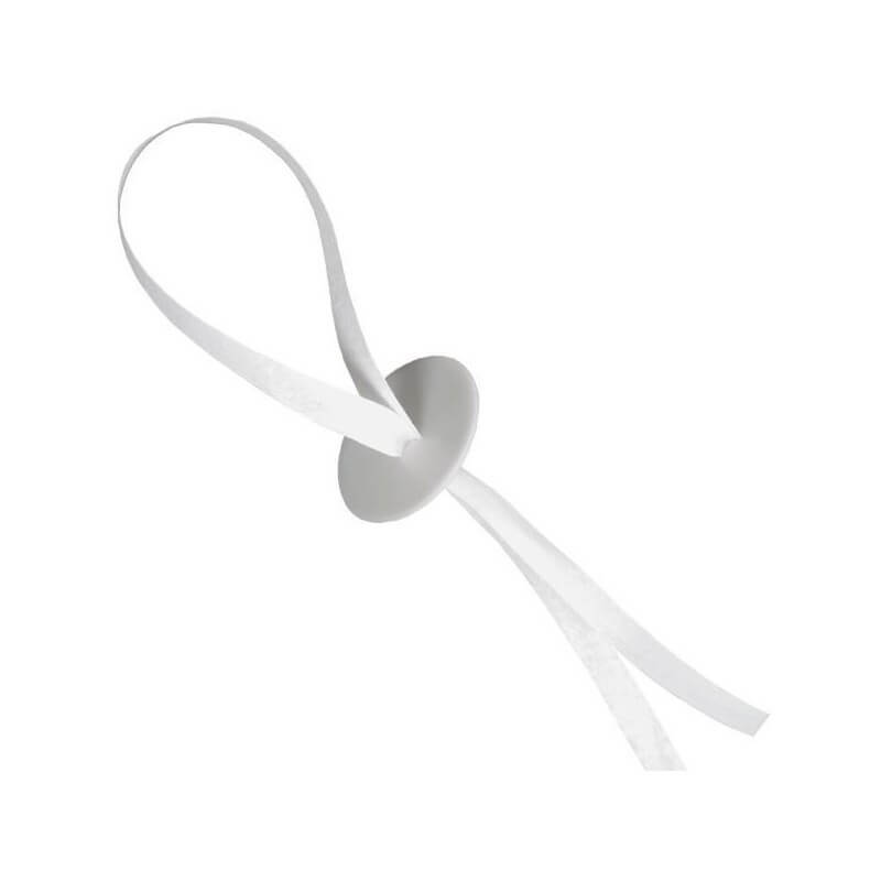 Ruban Blanc pour fermeture de Ballon 120cm