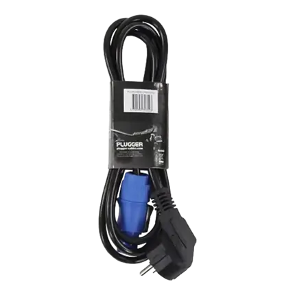 Câble d'alimentation Powercon norme EU 1.8m Easy - Plugger